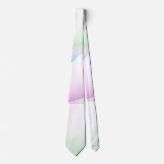 Pastel Triangles Stropdas (Voorkant)