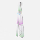 Pastel Triangles Stropdas (Achterkant)