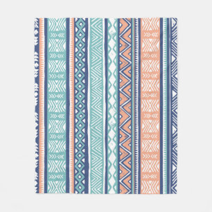 Pastel tribal Navajo: naadloos patroon. Fleece Deken