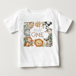 Pastel Tropical Wild One Oerwoud Safari Dieren