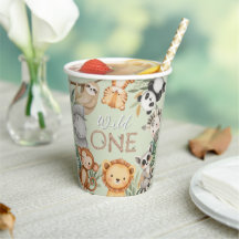 Pastel Tropical Wild One Oerwoud Safari Dieren