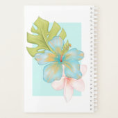 Pastel Tropisch Boeket met Jouw naam Planner (Achterkant)