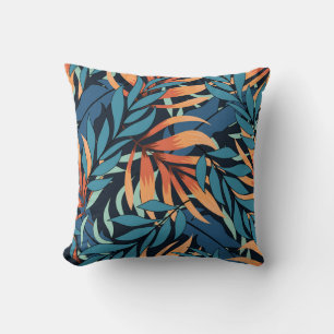 Pastel Tropische Abstracte Botanicals Kussen