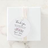 Pastel Tuin Bloemen Bruiloft Dank u Bedankjes Labels (In situ)