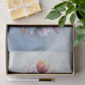Pastel Tulp Boeket Gloed Decoupage Tissuepapier (Geschenk)