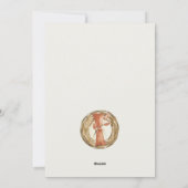 Pastel Turkey Meal Thanksgiving Dinner Invite Feestdagenkaart (Achterkant)