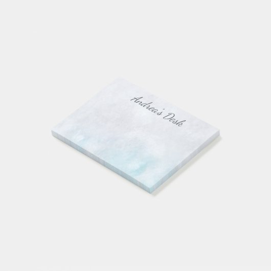 Pastel Turquoise & Grey Post-it Notes (Schuin)