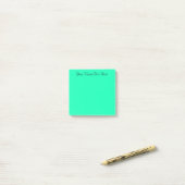 Pastel Turquoise Post-it® Notes (Op bureau)