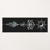 Pastel Unalome Group Yogamat (Achterkant (horizontaal))