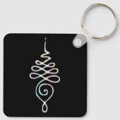 Pastel Unalome Sleutelhanger (Achterkant)