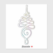 Pastel Unalome  Sticker (Vel)