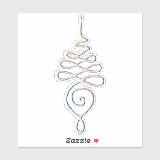 Pastel Unalome  Sticker (Vel)