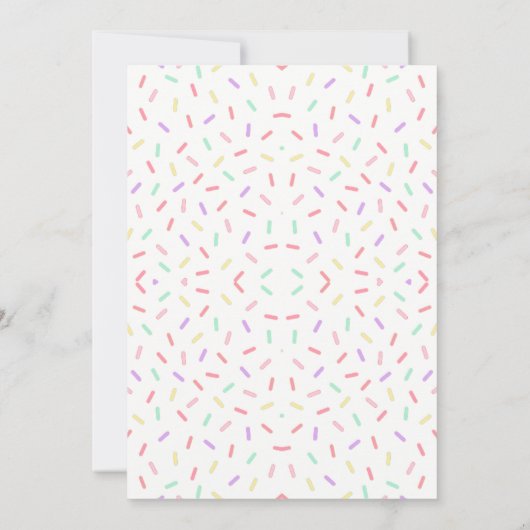 Pastel Unicorn Baby Sprinkle Invitation (Dos)