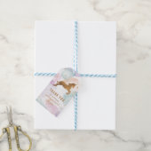 Pastel Unicorn Birthday Dank u Cadeaulabel (Met Touw)