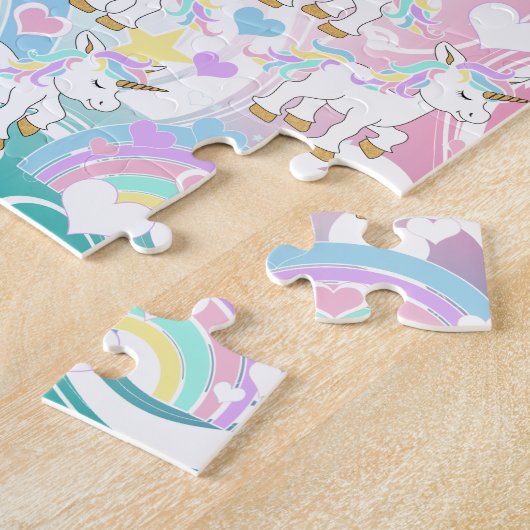 Pastel Unicorn Jigsaw Puzzle (Côté)