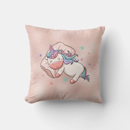 Pastel Unicorn met Matching Back Kussen (Voorkant)