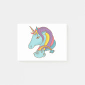 Pastel Unicorn Post-it® Notes (Voorkant)