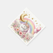 Pastel Unicorn Servet (Hoek)