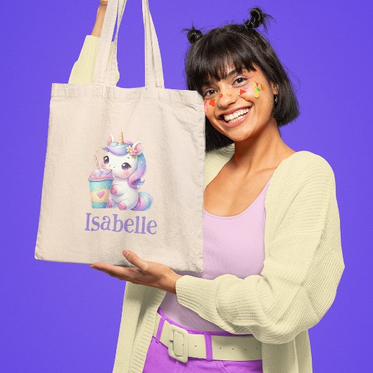 Pastel Unicorn Tote Bag