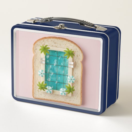 Pastel Vaporwave Pool Toast (Voorkant)