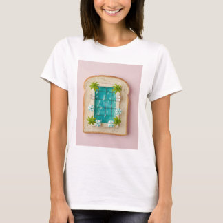 Pastel Vaporwave Pool Toast T-shirt