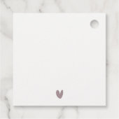 Pastel Venetië Italië Canals Waterverf Bruiloft Bedankjes Labels (Achterkant)