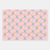Pastel Verjaardag Wrapping Papier Inpakpapier Vel (Voorkant)