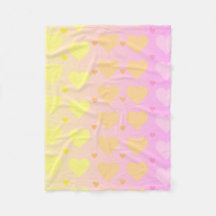pastel verloop hart deken