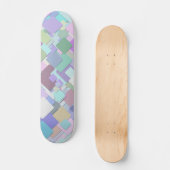 pastel vierkante skateboard (Voorkant)
