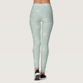 Pastel Vintage Leggings floraux (Dos)