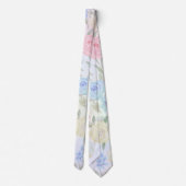 Pastel vintage  stropdas (Achterkant)