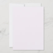 Pastel Violet Couples Douche Photo Invitation (Dos)