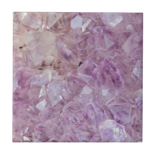 Pastel Violet Crystal Quartz Tegeltje