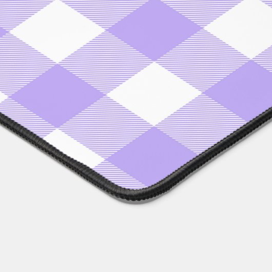 Pastel violet et blanc plaid (Coin)