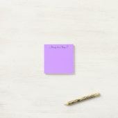 Pastel Violet Post-it® Notes (Op bureau)