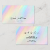 pastel visitekaartje (Voorkant / Achterkant)