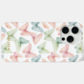 Pastel Vlinder Case-Mate iPhone Case (Achterkant (horizontaal))