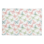 Pastel Vlinder Kussensloop (Achterkant)