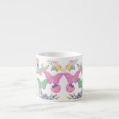 Pastel Vlinders Badkamer Cup Espresso Kop (Voorkant)