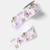 pastel vlinders lint (Achterkant)