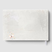 Pastel vlinders ontwerp, bruiloft gastenboek (Achterkant)