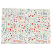 Pastel Vloertuinpatroon Groot Cadeauzakje (Achterkant)