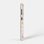 Pastel Vloertuinpatroon Samsung Galaxy Hoesje (Rechterkant)