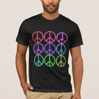 pastel - vredesborden t-shirt