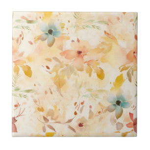 Pastel Vrije Geest Bloem Tegeltje