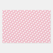 Pastel w. Witte sterren - aangepaste leeftijd kind Inpakpapier Vel (Voorkant 3)