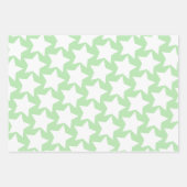 Pastel w. Witte sterren - aangepaste leeftijd kind Inpakpapier Vel (Voorkant 2)