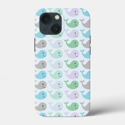 Pastel-walvispatroon Case-Mate iPhone Case (Achterkant)