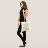 Pastel-walvispatroon Tote Bag (Voorkant (model))