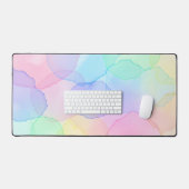 Pastel Watercolor Alcohol Ink Abstract (Clavier et souris)